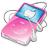 iPod Video Pink Apple Icon 48x48 png